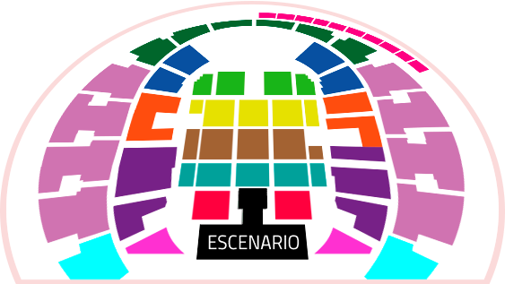 Mapa Ariana Grande Movistar Arena - Entradas 2017