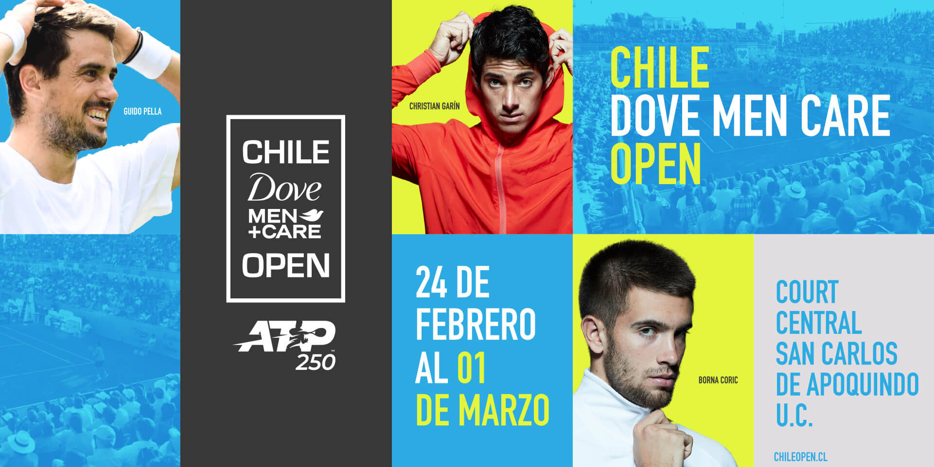 Chile Dove Men Care Open 2020 - Court Central San Carlos de Apoquindo U.C.